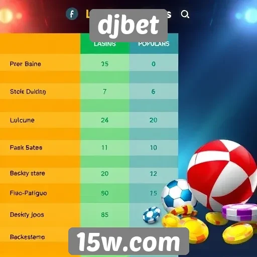 Comparação entre jogos populares no djbet